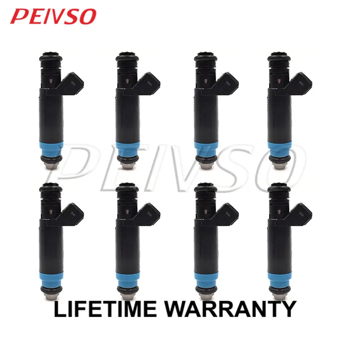 

PEIVSO 8pcs FI114992 High Performance 850cc 80lb EV1 Fuel Injector For V8 LT1 LS1 LS6