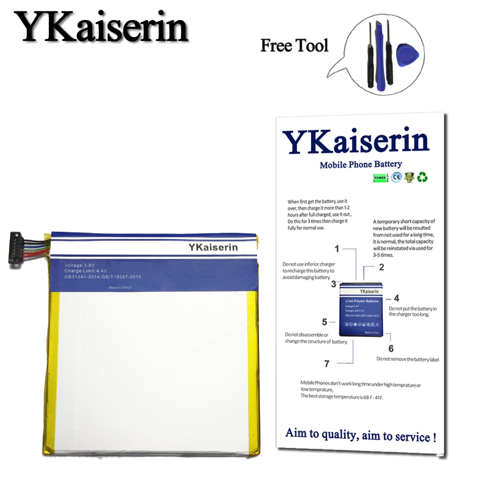 

YKaiserin 3950mAh Tablet Battery C11P1303 For Asus Google Nexus 7 Ii 2 2nd Gen 2013 Version ME571 ME57K ME57KL K009 K008