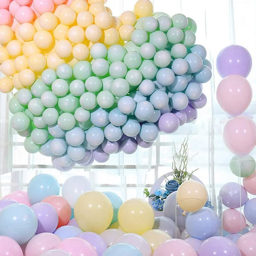 New 100pcs 10 inch Birthday Wedding Party colorful Balloon Latex Thicken Round