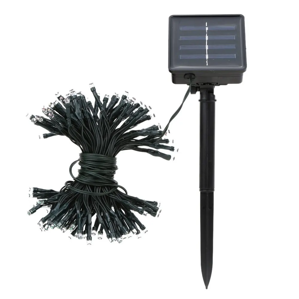 17m 100 LED Colorful Waterproof Outdoor Solar Light Fairy String Garden Christmas Party | Лампы и освещение