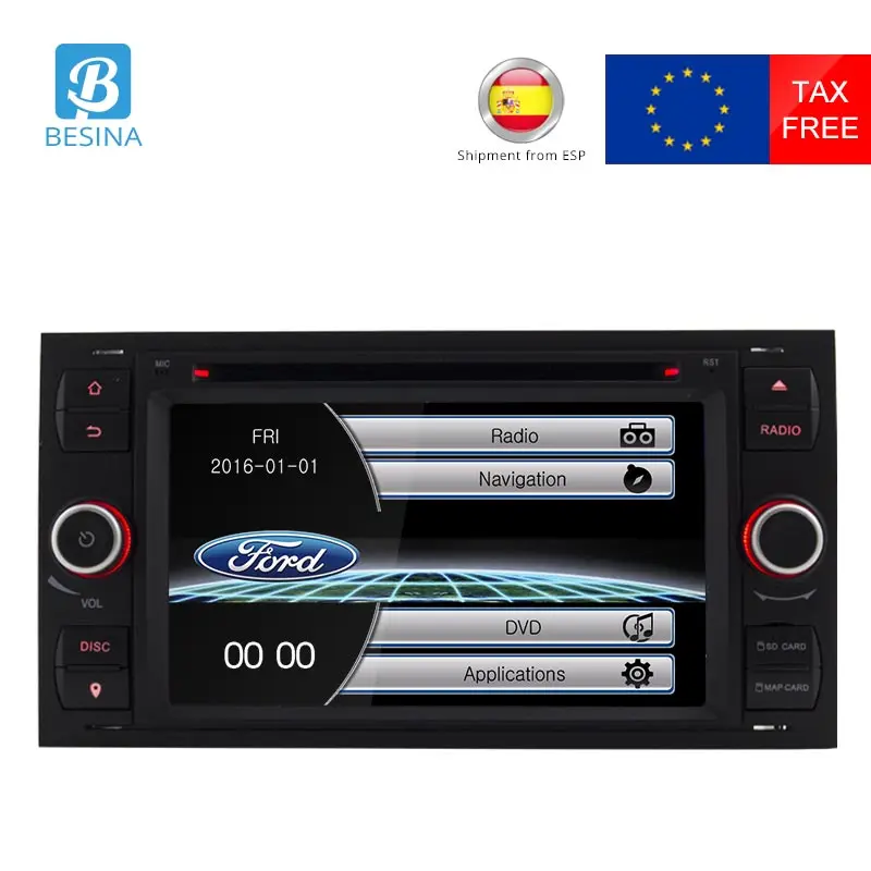 

Besina 2 Din Car DVD Player For Ford Focus/Focus 2 Kuga Mondeo Connect Transit Fiesta Galaxy Fusion Radio Multimedia Autoaudio