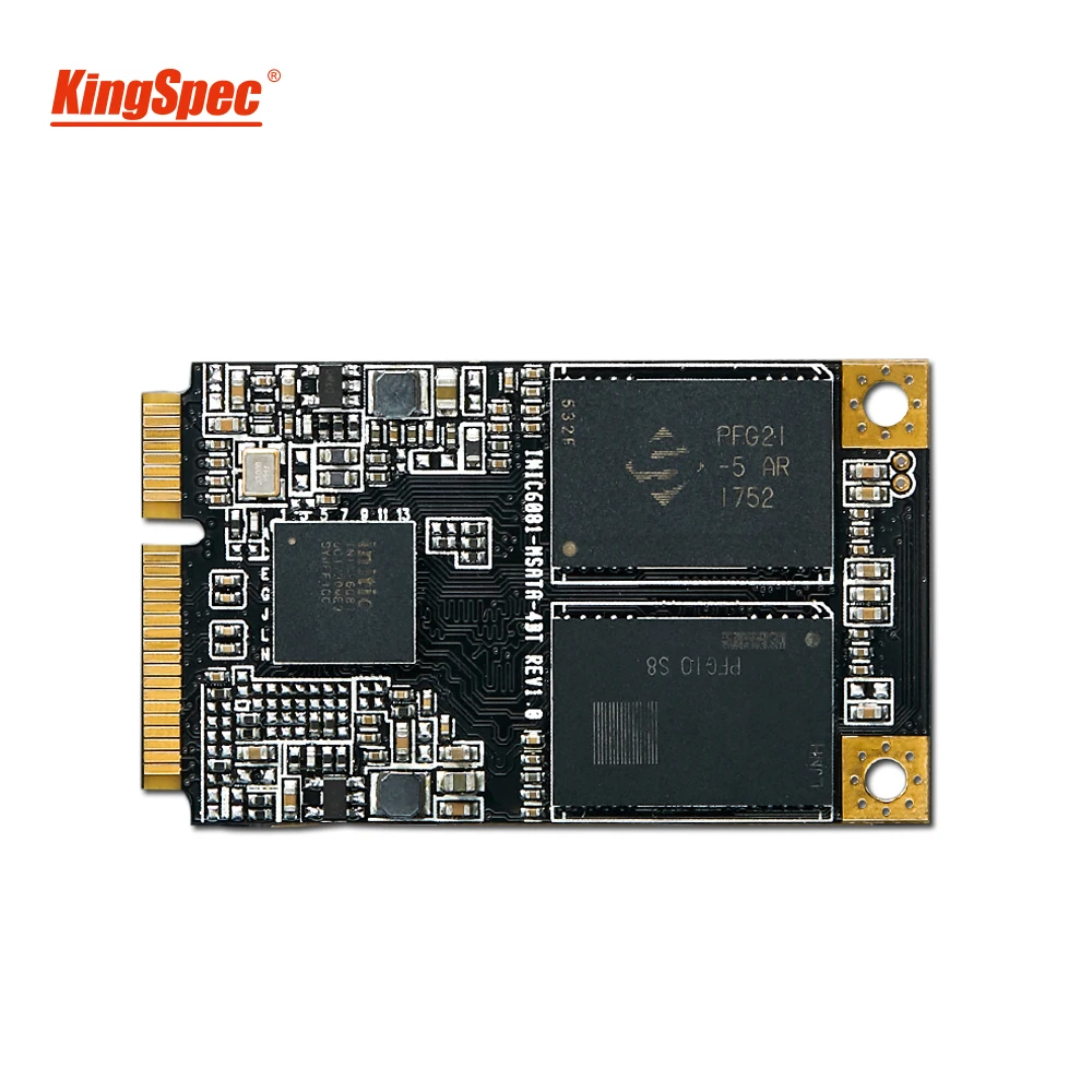  KingSpec 512GB mSATA Hard Drive SSD 500GB Mini Card For Laptop 3.5 mm 1.3