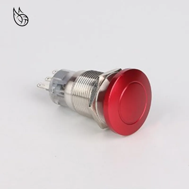 

DIY 16mm 19mm Metal Waterproof Push Button Switch Emergency Stop Mushroom Head Cap Colorful Green Red Elevator Lift Escalator