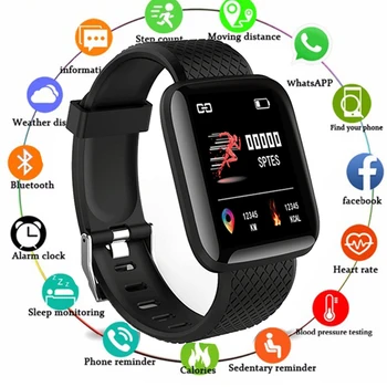 

Smart Watch Men 1.3 Inch Waterproof Color Screen Heart Rate Monitor Fitness Tracker Smartwatch Women For Android iOS PK QW09 Q18