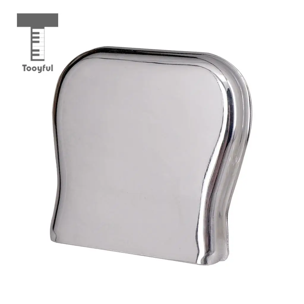 Tooyful Durable Iron Guitar Bridge Cover Protector for Telecaster Tele Electric Guitar Accessory Silver	
