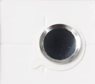 Полимерный материал сенсорная ID защита для клавиатуры наклейка домашняя клавиатура keycap для IPhone 5S 6 6s Поддержка отпечатков пальцев разблокировка сенсорного ключа ID - Цвет: black-silver