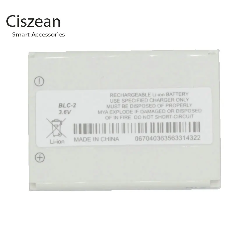 Ciszean 1x Новый 3 6 V запасной телефон BLC 2 батарея для Nokia 3310 3330 3410 3510 5510 3530 3335 3686 3685 3589 3315