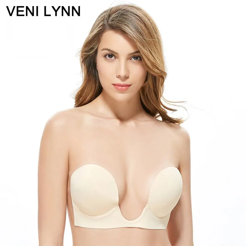 VENI LYNN сексуальные u образные атласные силиконовые гелевые женские глубокие