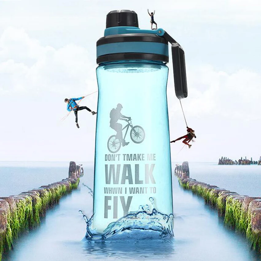 New 1000ml BPA FREE Creative Portable Juice Drink Bottle Outdoor Sports