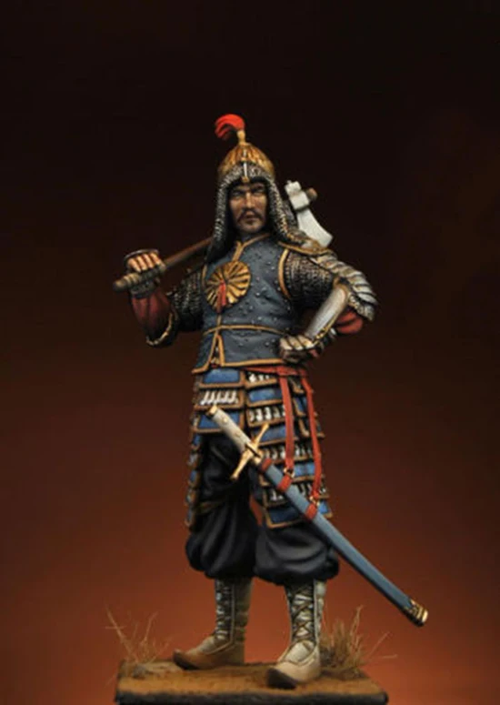 

Unassambled 1/24 75MM ANCIENT Timurid Guard 75MM Resin figure miniature model kits Unpainted