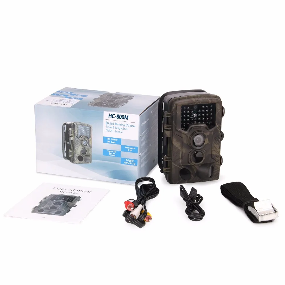 Photo-Traps Wild Camera Chasse Hunting Camera MMS GSM SMS HD 1080P Night Vision Scout guard Wildlife Camera monitor tiger (34)