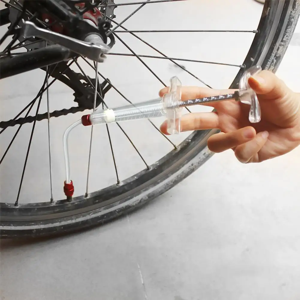 Инструмент для ремонта горного велосипеда MTB вакуумный инструмент для ремонта шин жидкость инструмент для наполнения универсальный герметик шприца патч решение