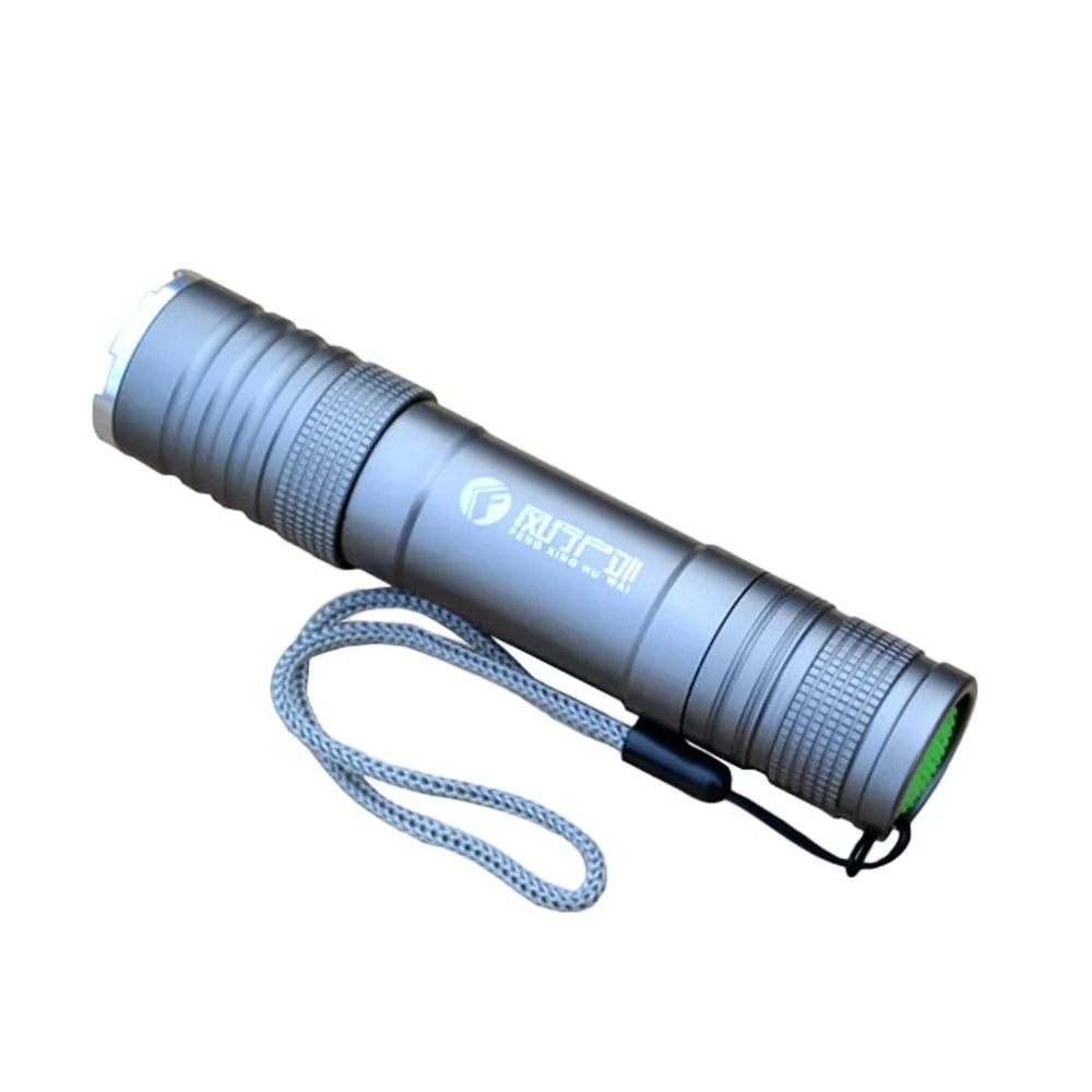 Mini Telescopic Zoom Ultra Bright Flashlight Aluminum Alloy Water