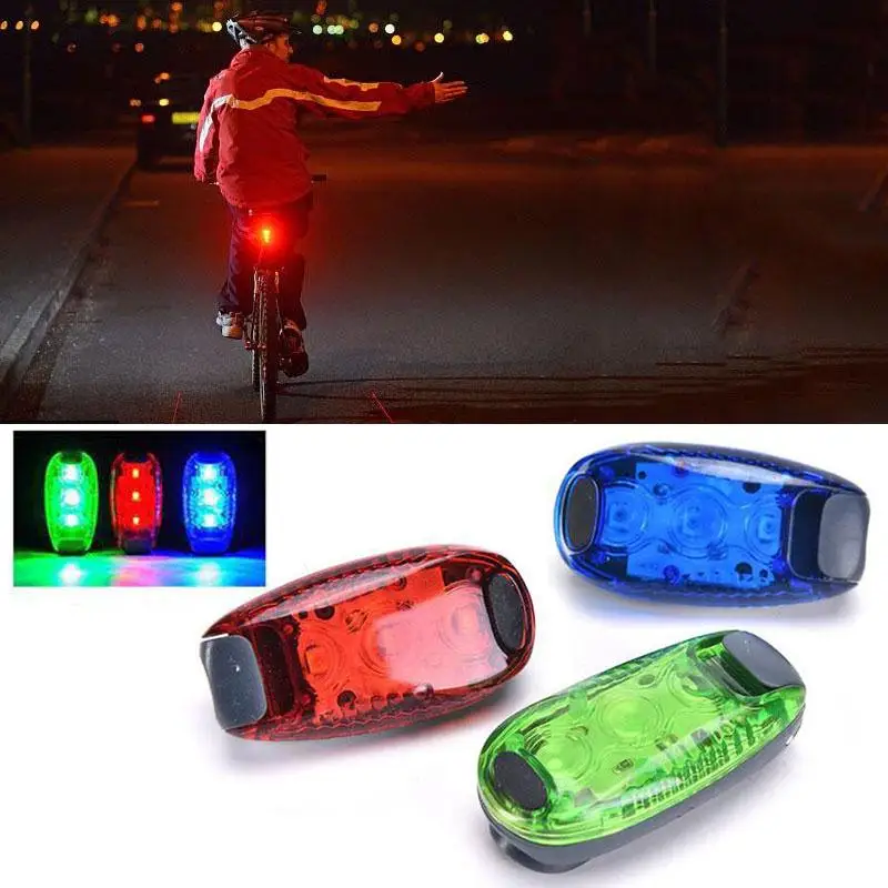 2017 Bicycle Taillight Warning Indicator Lights 3 Colors Safety Warning
