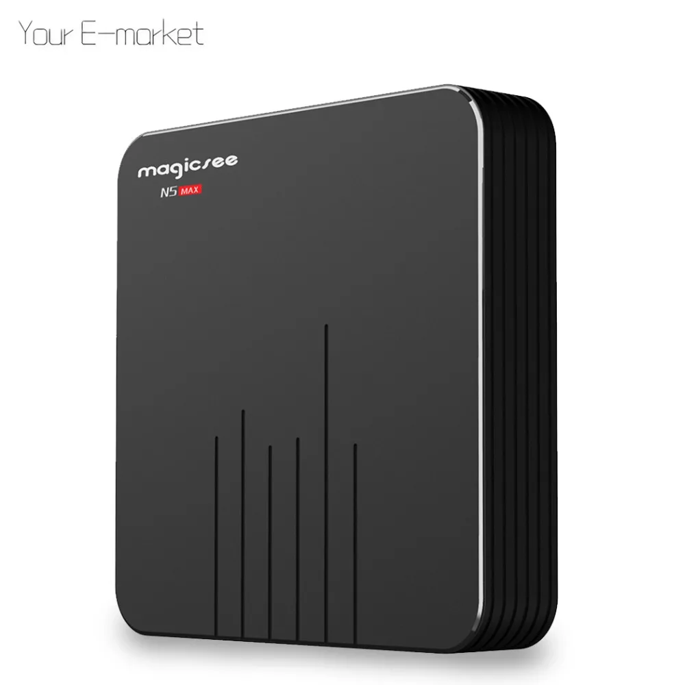 MAGICSEE N5 MAX Android tv Box Amlogic S905X Android 8,1 4 Гб ram 32 Гб 64 Гб rom 2,4G+ 5G WiFi 1000 Мбит/с BT4.1 4K Smart tv BOX