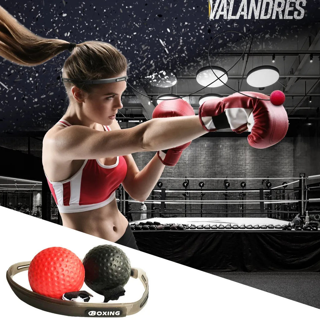 

Kick Boxing Reflex Ball Head Band Fighting Speed Training Punch Ball Muay Tai MMA Exercise Equipment Sports Accessories 3.0#