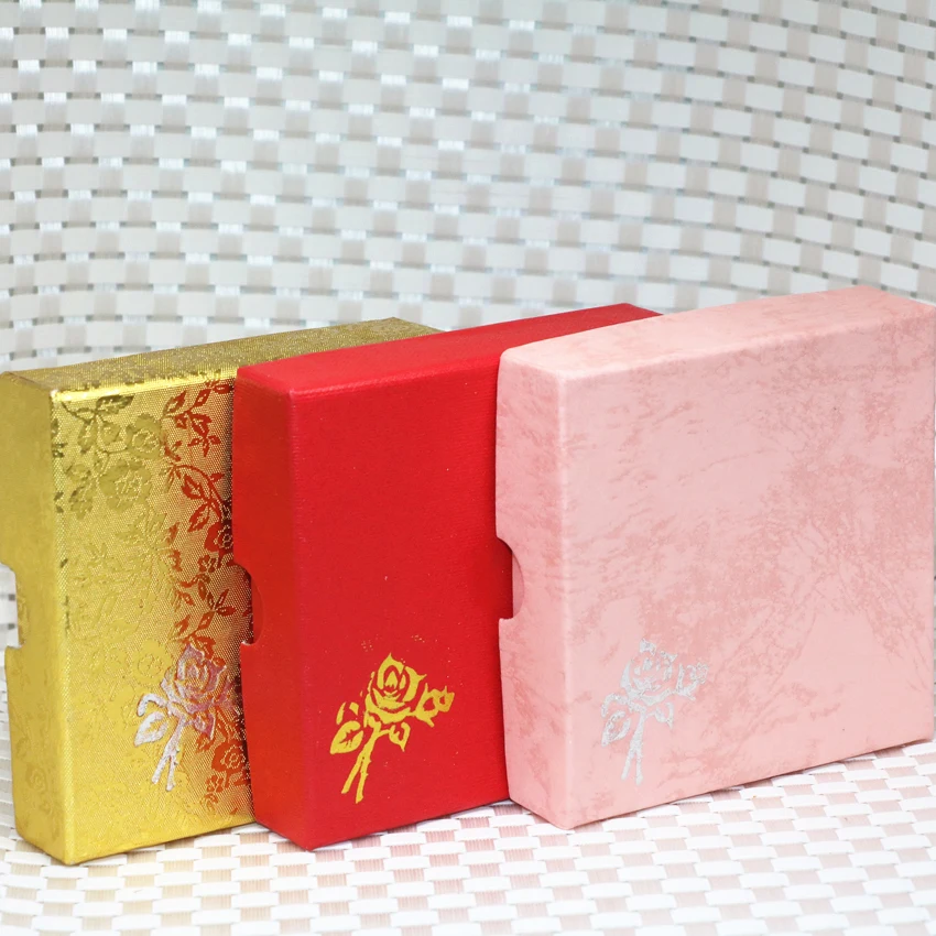 Бесплатная доставка высокого качества 5 шт. красное золото розовый нежный шкатулка для браслет кулон серьги бисер pin упаковки 21*90 мм b2842