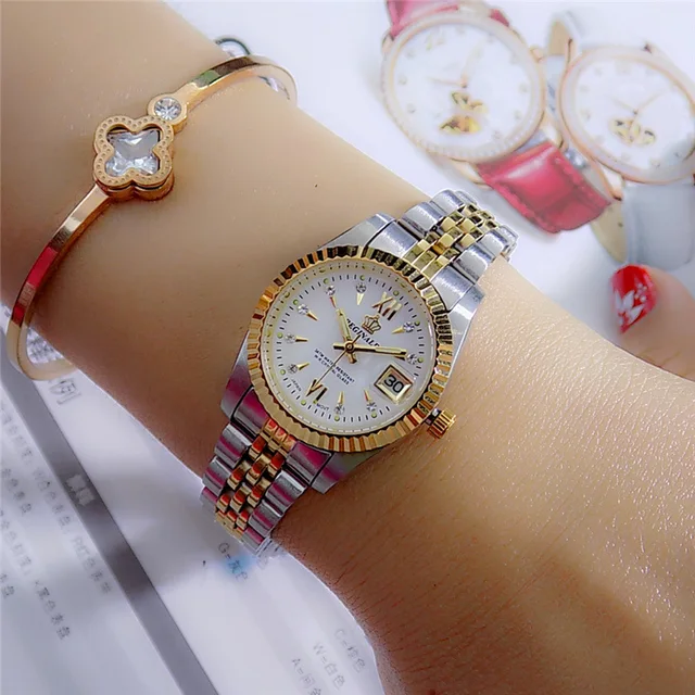 Reginald Brand Men Dress Style Business Watch Steel Wristband Golden Men Quartz Reginald Brand Men Dress Style Business Watch Steel Wristband Golden Men Quartz
