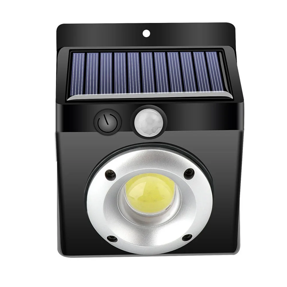 

New COB LED Solar Powered Wall Light PIR Motion Sensor Wireless solar lamp Outdoor Garden Yard waterproof wall led lights