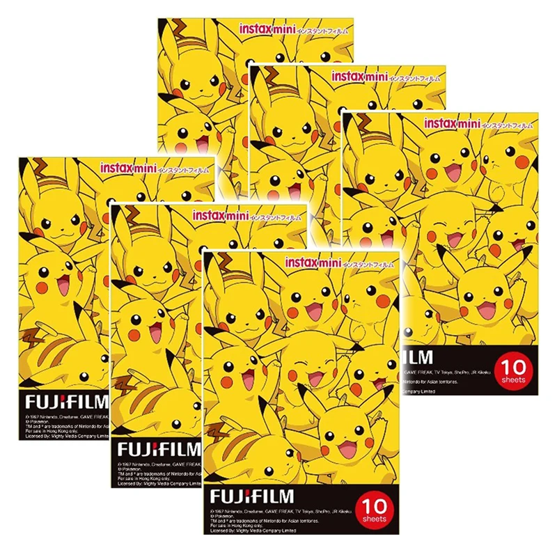 Fujifilm Instax Mini Pokemon Instant 60 пленка для Fuji 7s 8 25 50s 70 90 & SP-1 2 принтера | Электроника