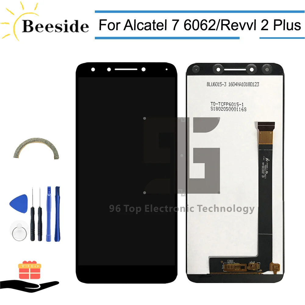 

AA+ Quality LCD For Alcatel 7 6062 OT6062 6062W 6062T / Revvl 2 Plus 6062Z LCD Display Touch Screen Digitizer Assembly Replace