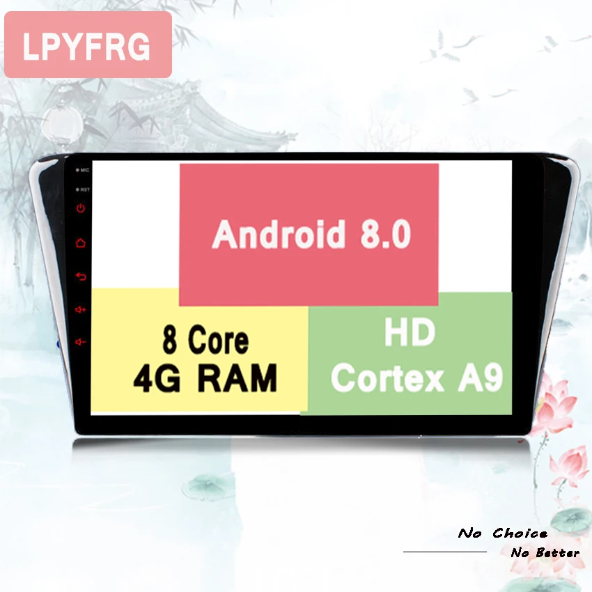 Best Android 9.0 4GB RAM Special Car DVD Stereo Navigation for Peugeot 408 2014-2018 with GPS RDS 3/4G WIFI Head Unit Stereo Audio 3