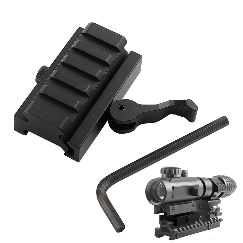 Quick Release Half Inch .5 Low Profile Riser QR Block Mount 1-10-3