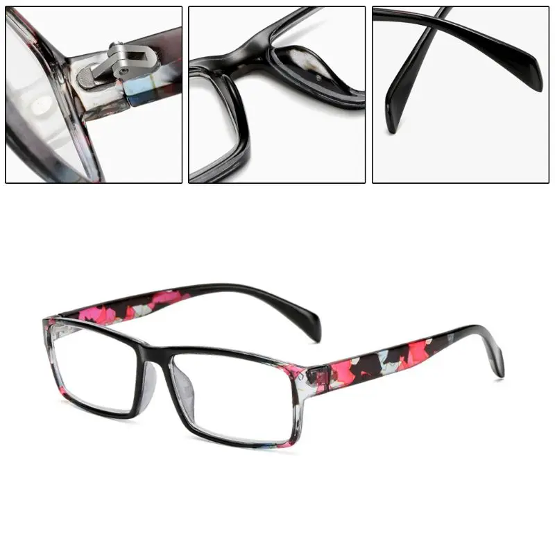 

Anti-fatigue Reading Glasses For Women Flower Mirror Leg Diopter +1.0/+1.5/+2.0/+2.5/+3.0/+3.5/+4.0