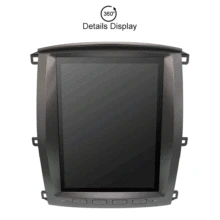 Бесплатная DVR и cam И карта Тесла стиль Android 7,1 автомобильный мультимедийный плеер блок для Toyota land cruiser lc100 2002-2007 gps навигации радио