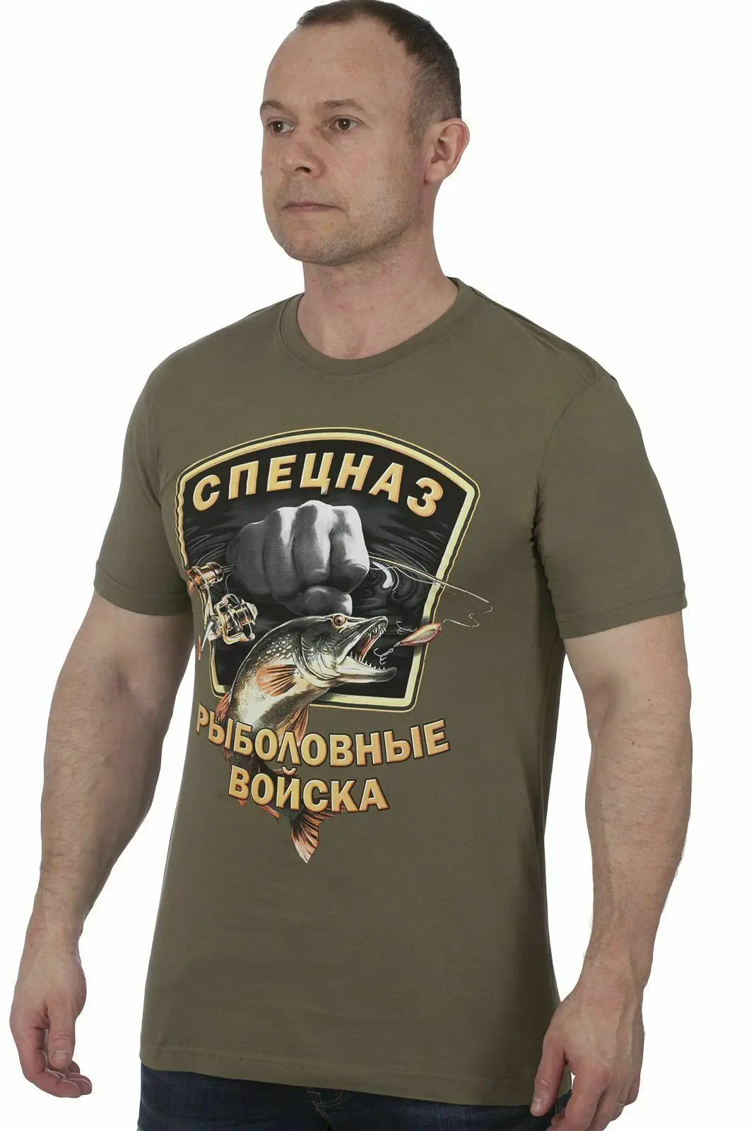 Русская Хлопковая мужская Военная футболка для рыбалки мужские футболки в стиле