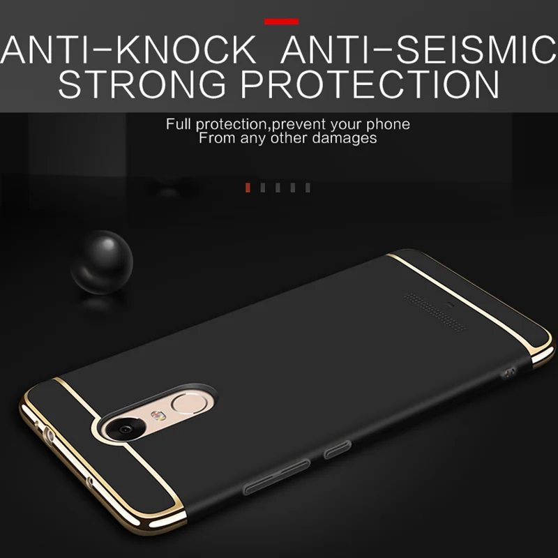 Case for Xiaomi Redmi Note 4 4x 5 6 7 Pro 4A 4X 5A 6A S2 Cover Luxury 3 In 1 Slim Hard Casing for Xiaomi Mi A1 A2 Lite 8 9 SE