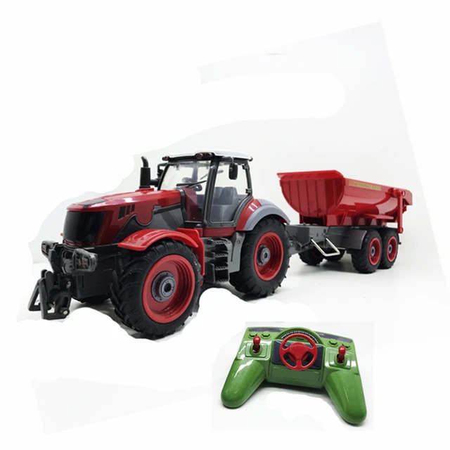 tlcommande ferme tracteur remorque rc voiture 8 canal 27 mhz chargeur manuel amovible dumper piste avec - Tracteur Remorque tlcommande ferme tracteur remorque rc voiture 8 canal 27 mhz chargeur manuel amovible dumper piste avec - Tracteur Remorque
