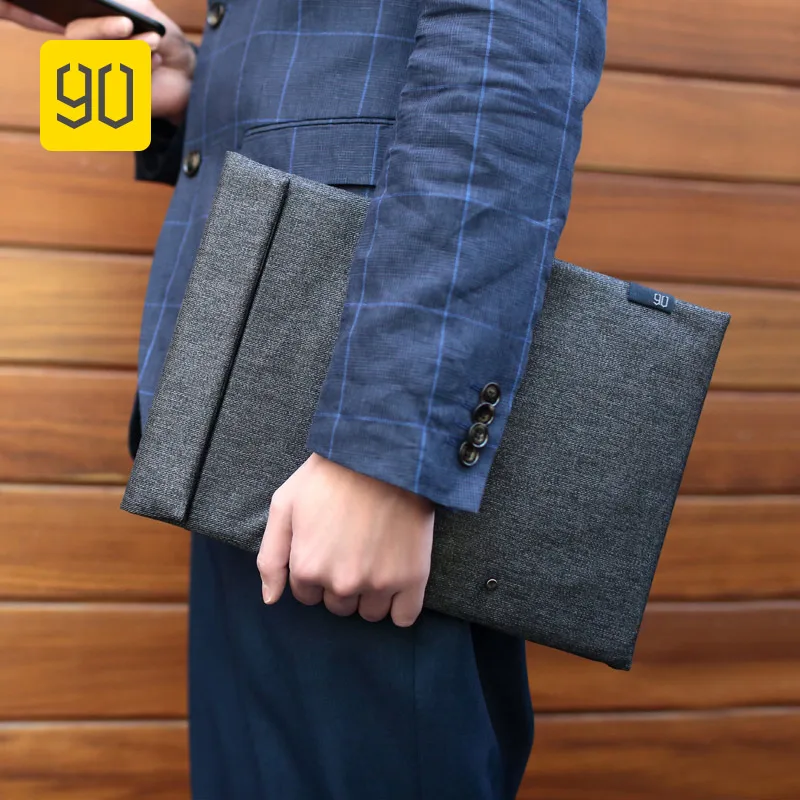 NINETYGO 90FUN City лаконичная серия портфель для ноутбука аксессуар держатель для 13 дюймов планшет бизнес водостойкий рукав для мужчин