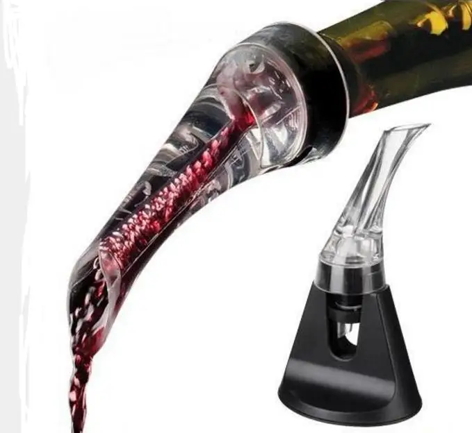 Quevinal горячий белый красный винный Аэратор Pour Spout Bottle Stopper Винный Графин Pourer Aerating Chick wine Pourer 100 шт