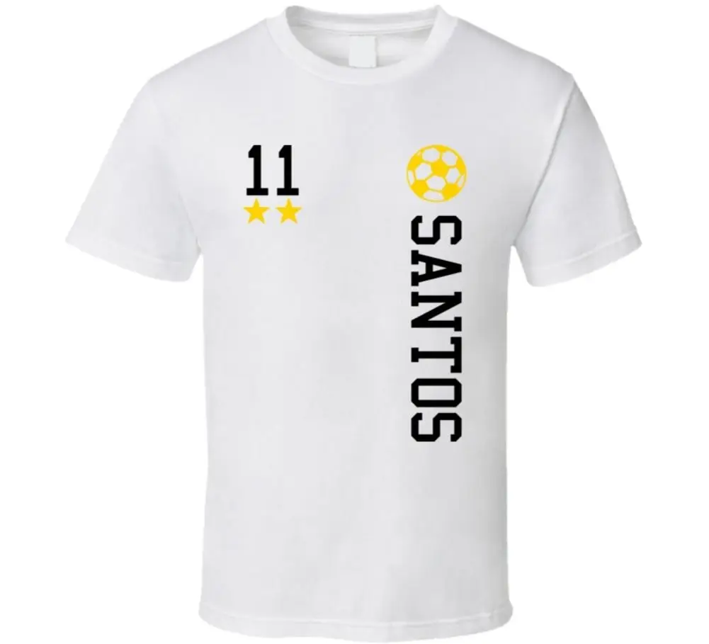 Neymar Jr Soccer Football Pele Futbal Santos Brazil Brazilian T Shirt