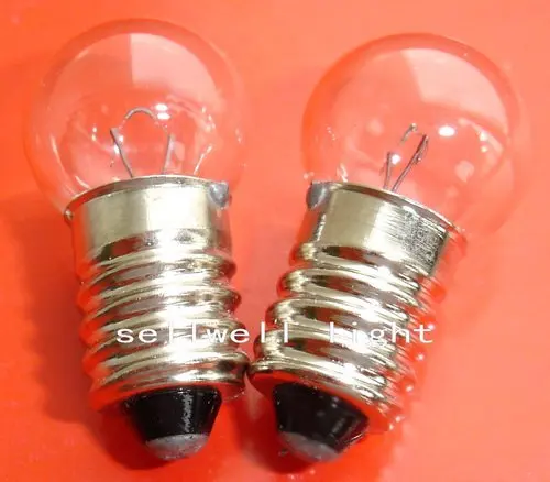 

Free Shipping Great!miniature Lamp Light 6v 6w E10 G14 A553
