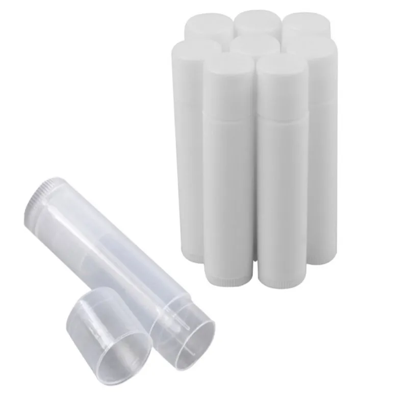 5g Empty Plastic Clear LIP BALM Tubes Containers Lipstick Lipgloss Tube Container Empty Lip Balm