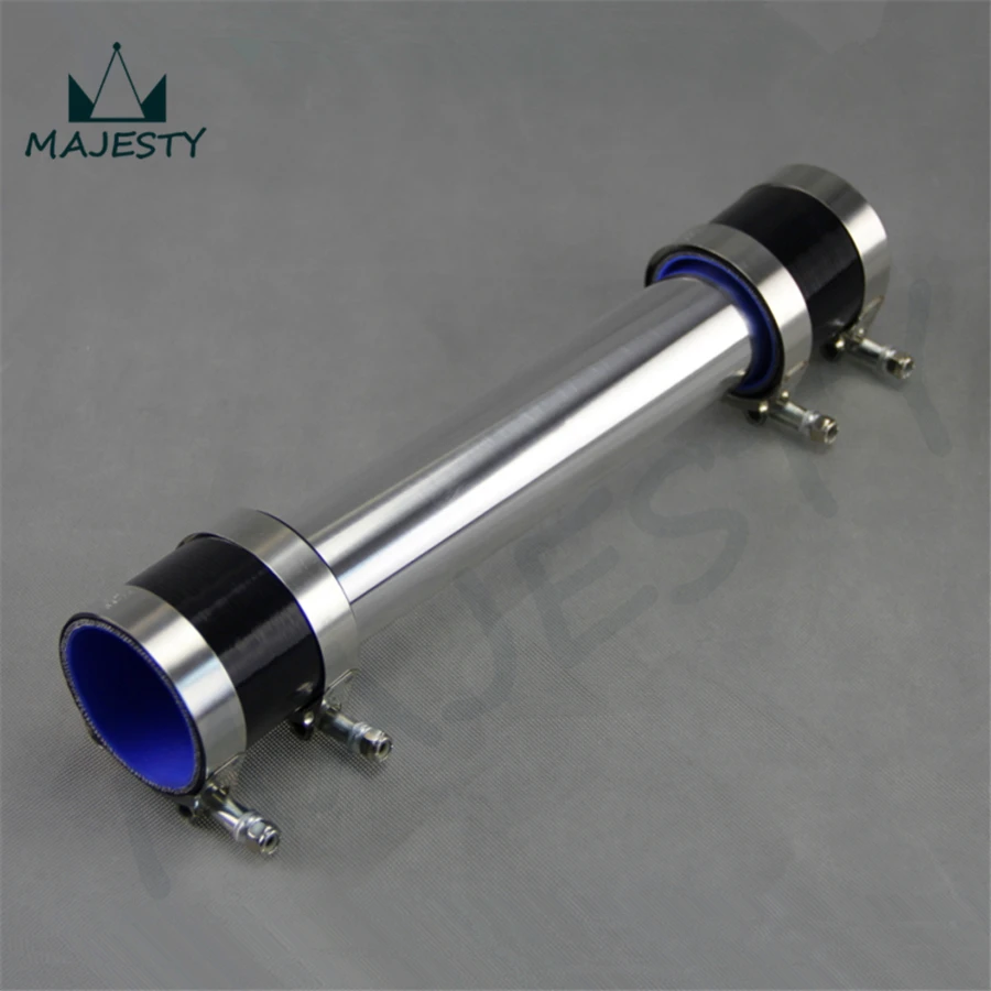 63mm 2.5" inch Aluminum Turbo Intercooler Pipe Piping Tubing + silicon