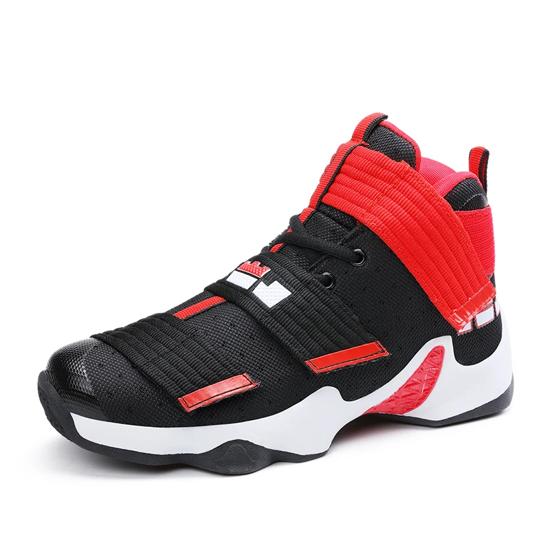 Мужская баскетбольная обувь г. Jordan Высокая брендовая спортивная обувь для мужчин, Женская корзина Homme, спортивная обувь для улицы, пара кроссовок - Цвет: Черный