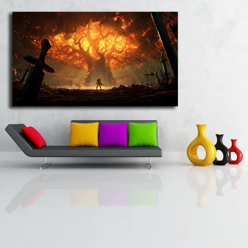 

World Of Warcrafts Battle For Azeroth Wall Art Canvas Posters Prints Painting Wall Pictures For Bedroom Home Decor Accessories
