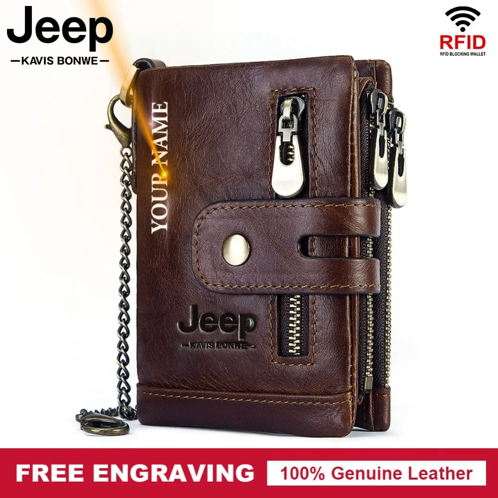 

Free Engraving 100% Cowhide Genuine Leather Men Wallet Coin Purse Small Mini Card Holder Vintage PORTFOLIO Portomonee Hasp Male