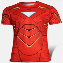2016 New han edition of chivalry iron man man short sleeve T-shirt in Europe and the United States leisure fashion T-shirt