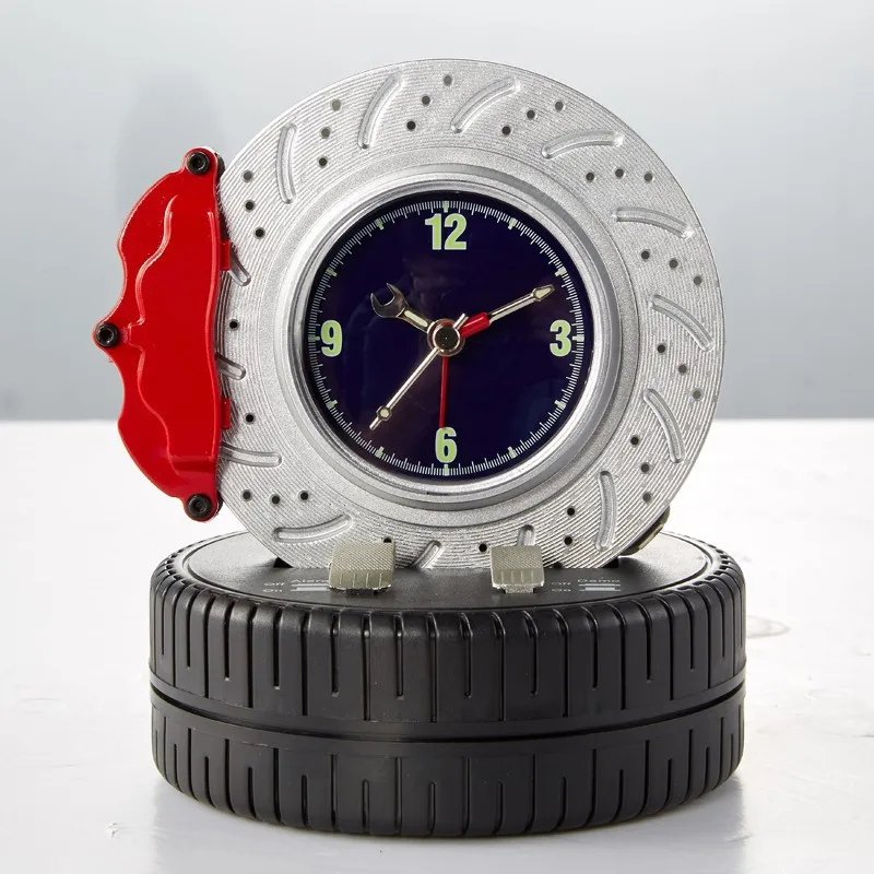 Free Shipping Rotating Brake Disc Alarm Clock Type One Alarm Clock