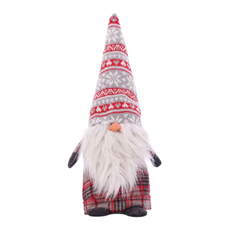 Рождественские украшения в виде Санта-Клауса, снеговика, лося, куклы, рождественские украшения, вечерние украшения для дома, подарок на год Z - Color: 36X18cm