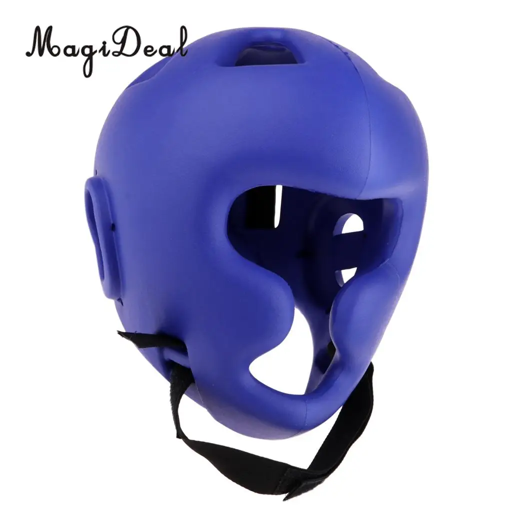 MagiDeal Essential Boxing MMA Kickboxing Headgear Protective Gear Professional Lightweight Foam boxing head guard safety Helmet