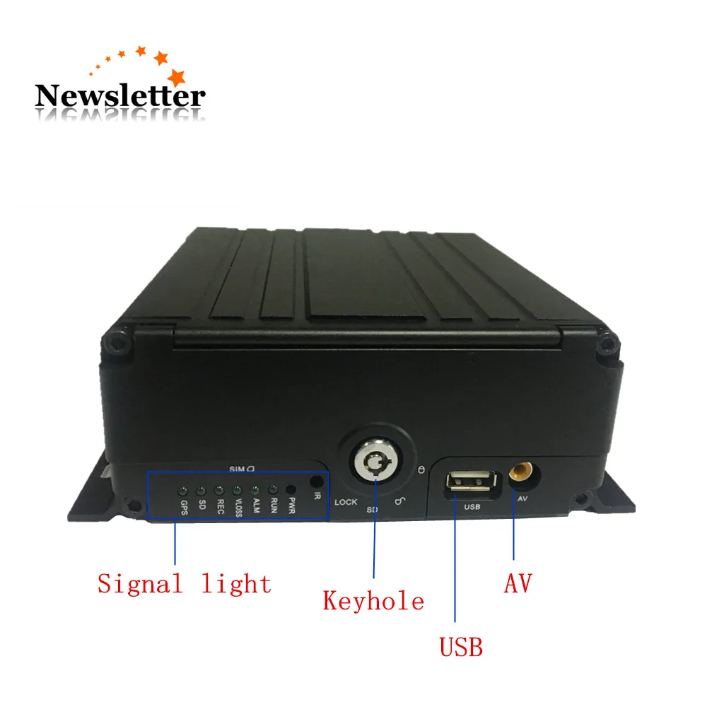 8 каналы 2.0MP AHD 1080 P автомобиля Blackbox товары теле и видеонаблюдения Мобильный DVR HDD GPS