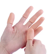 2 шт силиконовый защитный рукав для пальцев, противоскользящее покрытие, защита пальцев, облегчение боли, удаление омертвевшей кожи