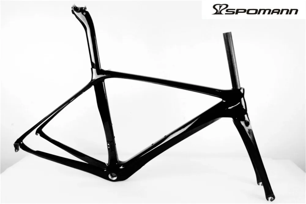 Hot 2017 Full Carbon Road Frame 700C 48 56mm Bike Racing Bicycle Frame UD Carbon OEM