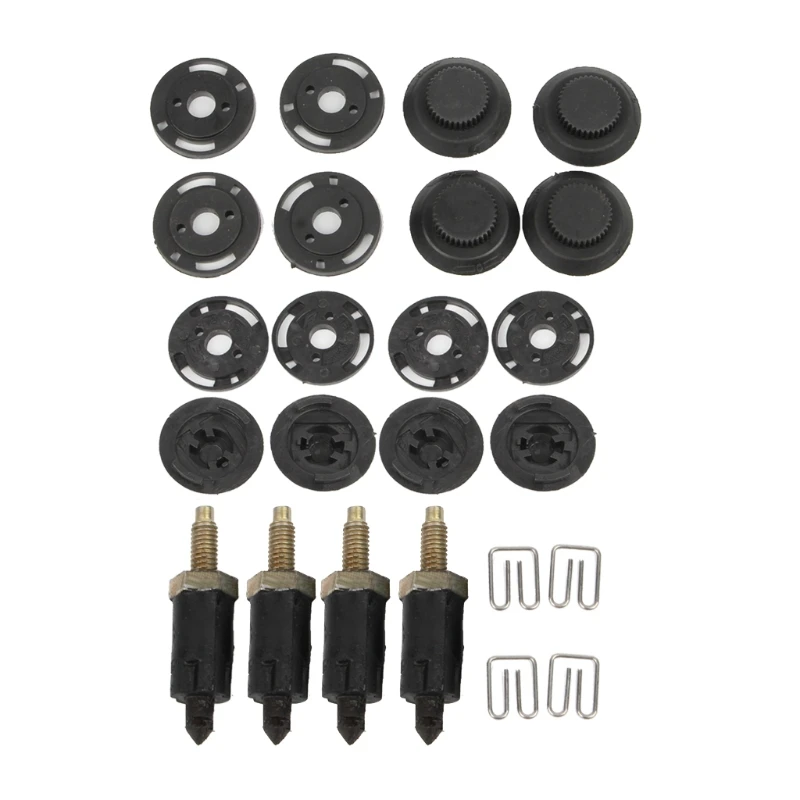 

16 PCS HDI Engine Cover Clip Bolt Bonnet Hood Kit Fit For Peugeot Citroen C4 C5