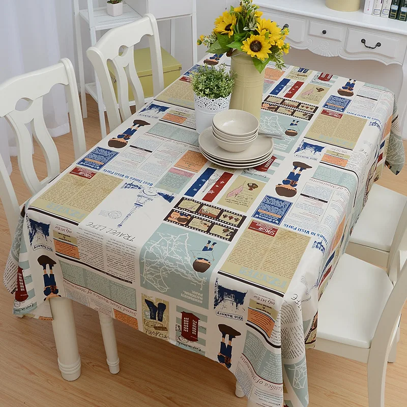 New Arrival Simple Style Printed Table Cloth Modern Style Cloth